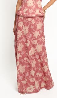 Petal & Pup Mera Floral Lace Trim Maxi Skirt