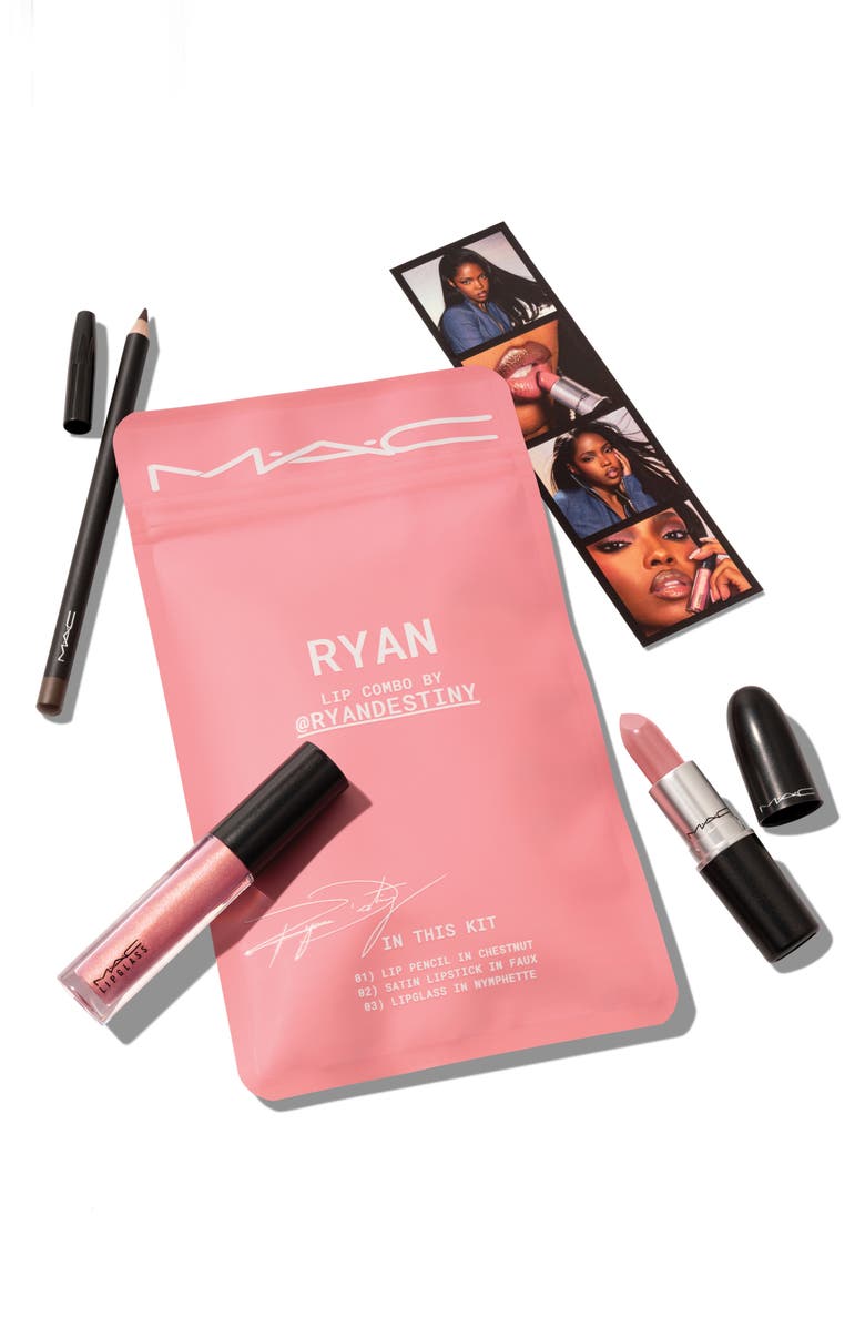 MAC Cosmetics Lip Combo by @RYANDESTINY Set, Alternate, color, 