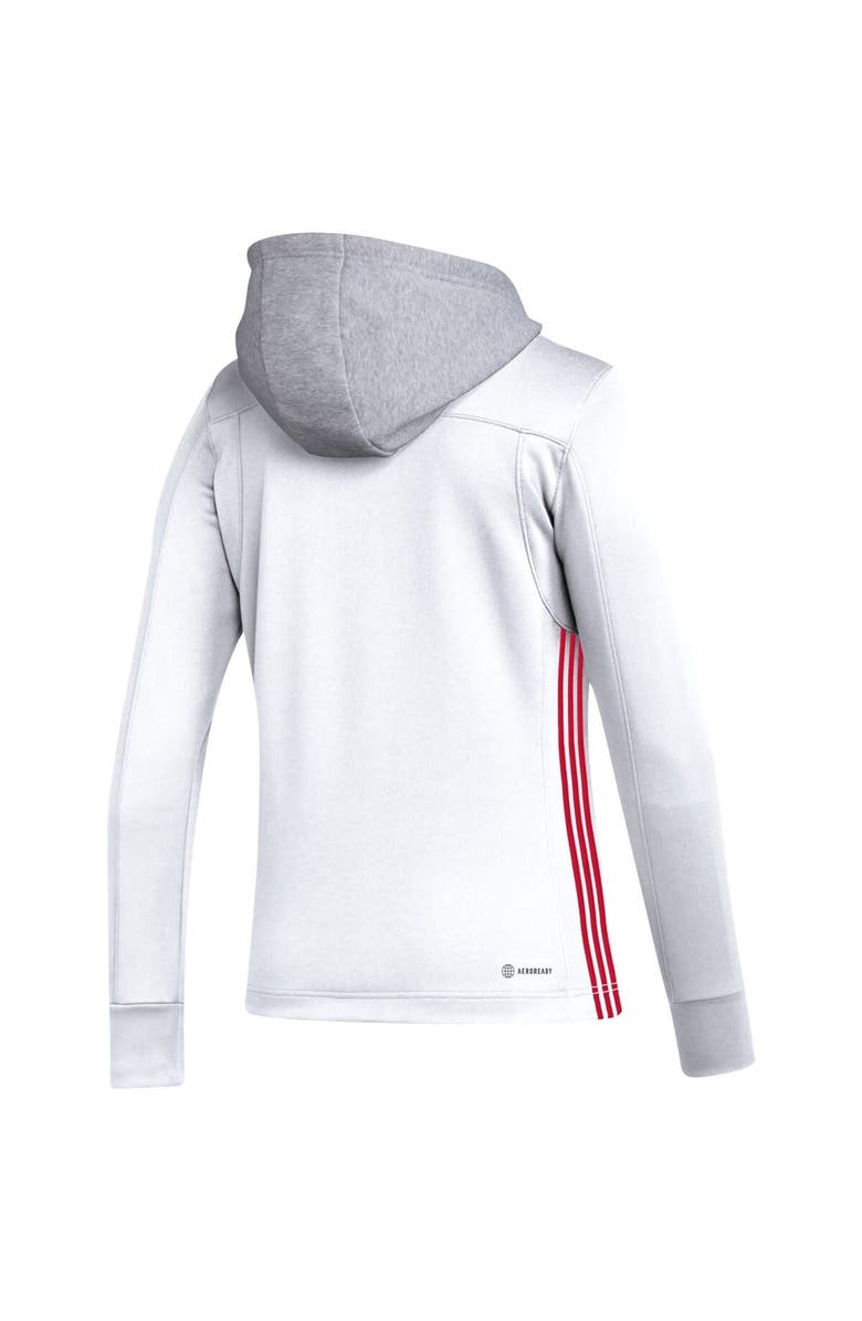 adidas Women's adidas White Washington Capitals Refresh Skate Lace AEROREADY Pullover Hoodie, Alternate, color, 