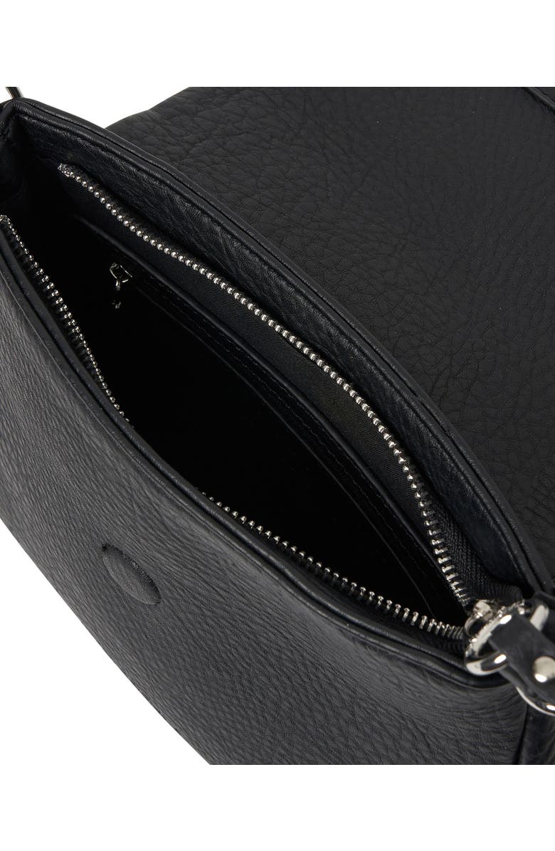 Urban Originals Wish List Vegan Leather Crossbody Bag, Alternate, color, Black