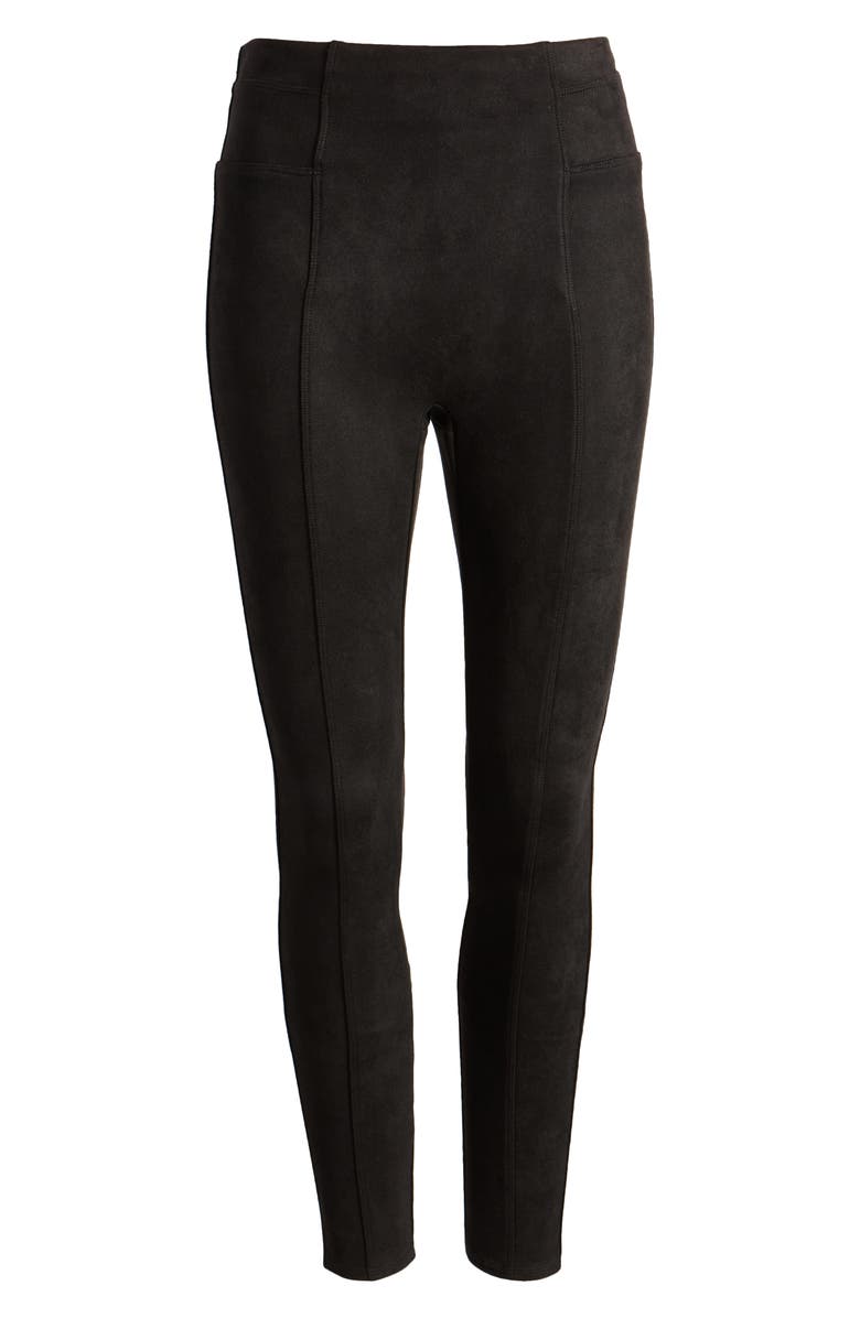 SPANX<sup>®</sup> High Waist Faux Suede Leggings, Alternate, color,