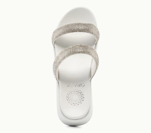 Grace Footwear Boca Sandal In Silver