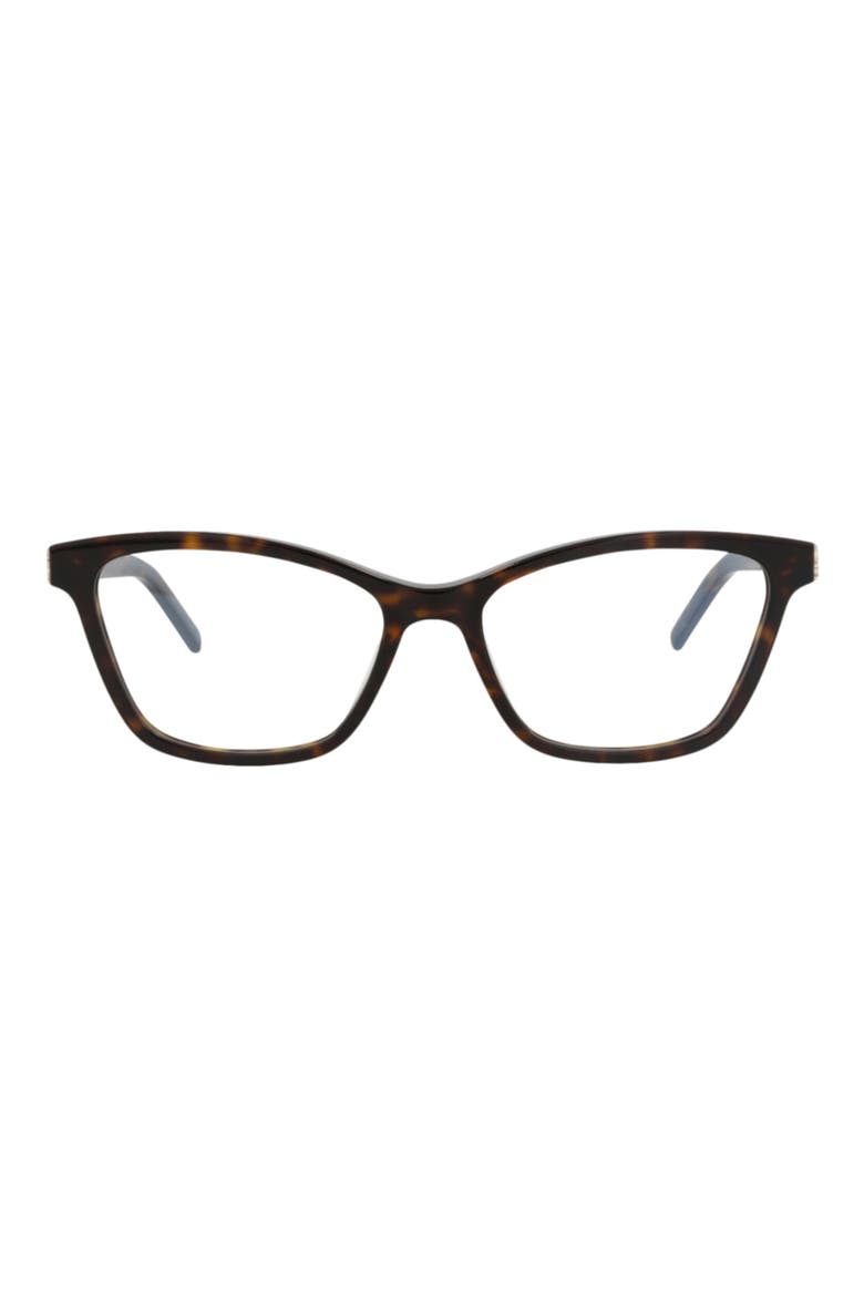 53mm Cat Eye Optical Frames, Main, color, HAVANA HAVANA TRANSPARENT