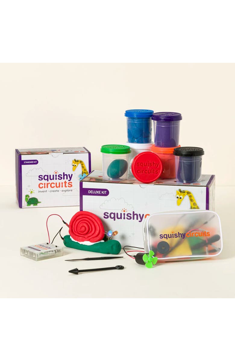 Uncommon Goods Electric Light & Sound Dough Kits Deluxe Kit by Squishy Circuits, Main, color, Multicolor