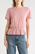 Melrose and Market Cinch Waist Short Sleeve Tee