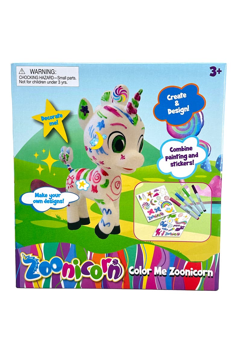 Color Me 8 Inch Figure Customizable Toy with Markers & Stickers, Kids 3+, Alternate, color, Multicolored