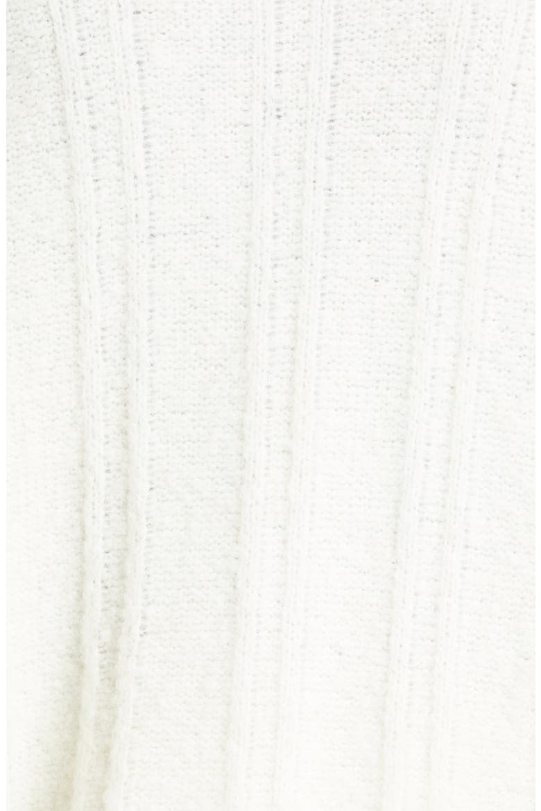 Mohair, Wool & Alpaca Cable Knit Sweater, Alternate, color, IVORY
