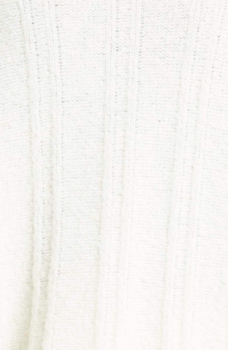 Moncler Mohair, Wool & Alpaca Cable Knit Sweater, Alternate, color, 