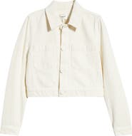 FRAME The Crop Denim Jacket