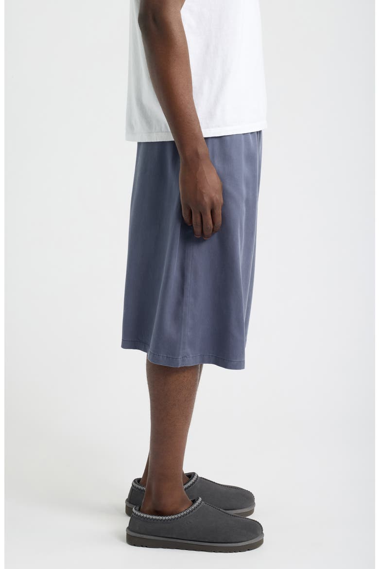 Vintage Wash Twill Basketball Shorts, Alternate, color, BLUE