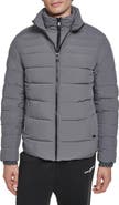 KARL LAGERFELD PARIS Quilted Midweight Puffer Jacket