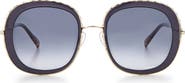 Missoni 53mm Round Sunglasses