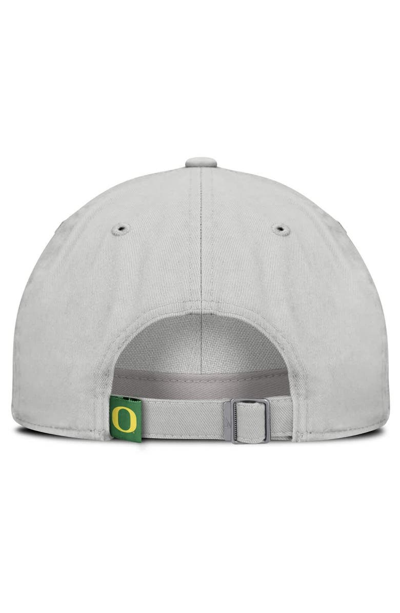 Nike Men's Nike Gray Oregon Ducks 2025 On-Field Gameday Club Adjustable Hat, Alternate, color, 