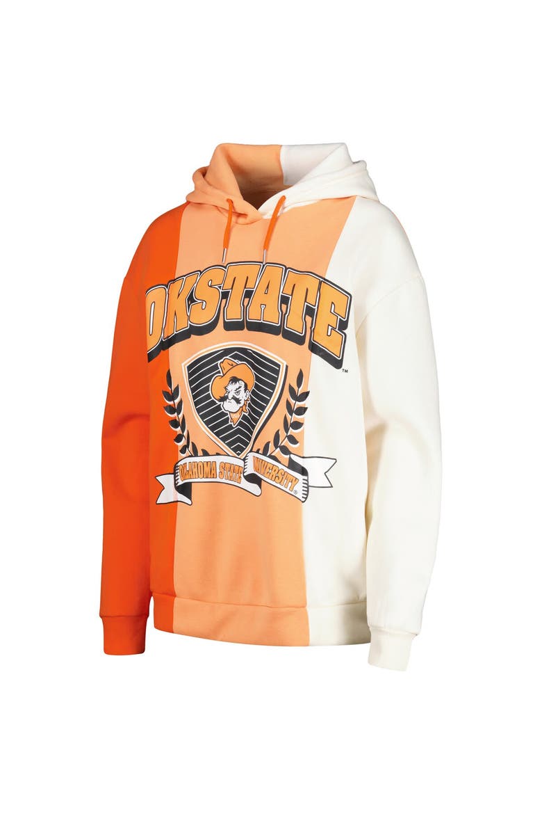 Women's Gameday Couture Orange Oklahoma State Cowboys Hall of Fame Colorblock Pullover Hoodie, Alternate, color, Orange