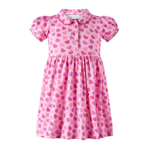 Rachel Riley Kids'  Scatter Heart Jersey Dress