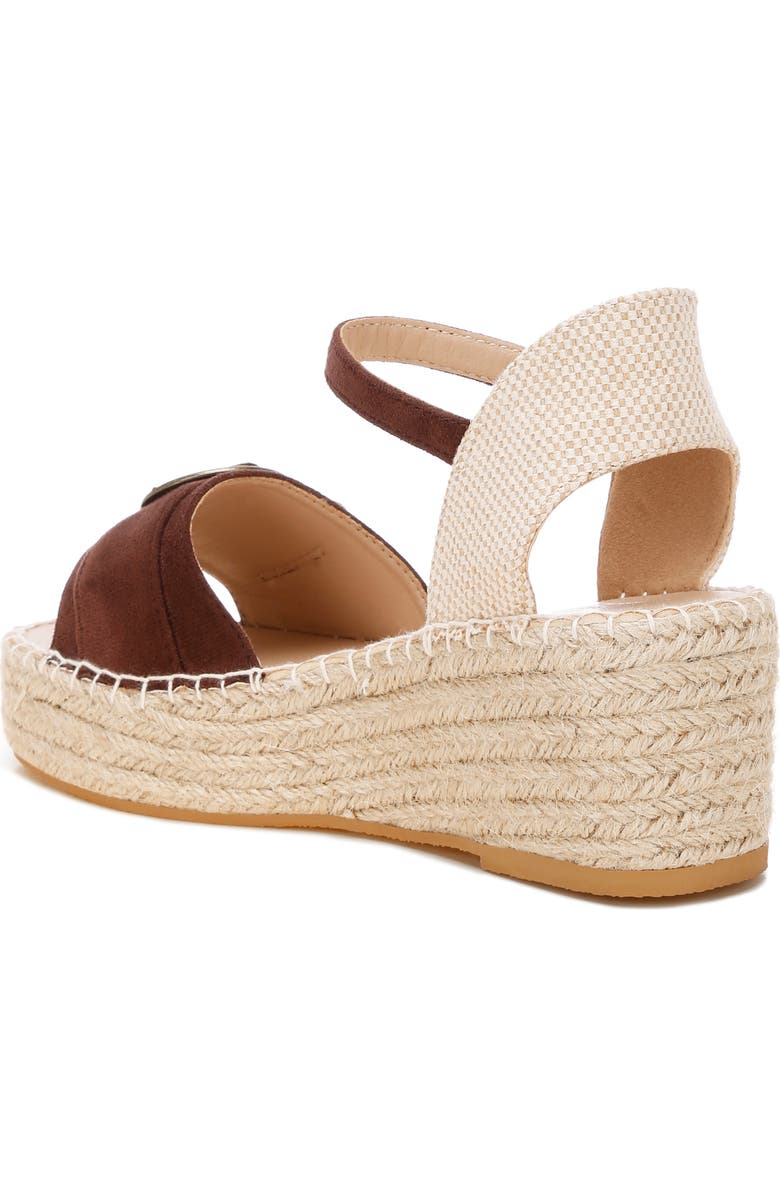 LONDON RAG Amilta Platform Wedge Espadrille Sandal, Alternate, color, Brown