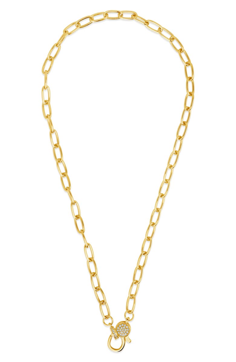 Sterling Forever Tay Moonstone Charm Pendant Necklace, Alternate, color, 