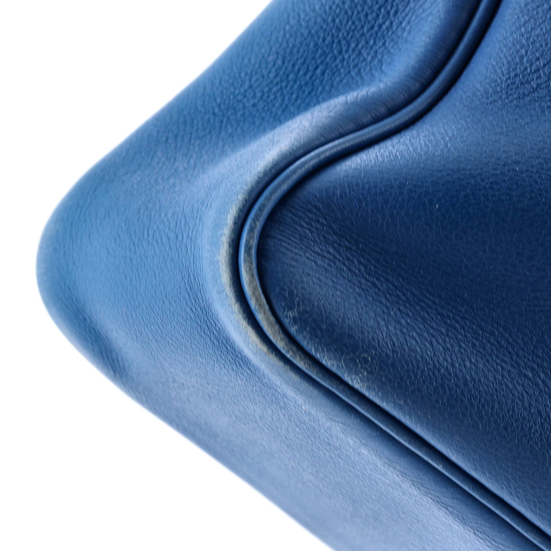 Pre-Owned Hermes Massai Cut Bag Leather 32, Alternate, color, Mykonos