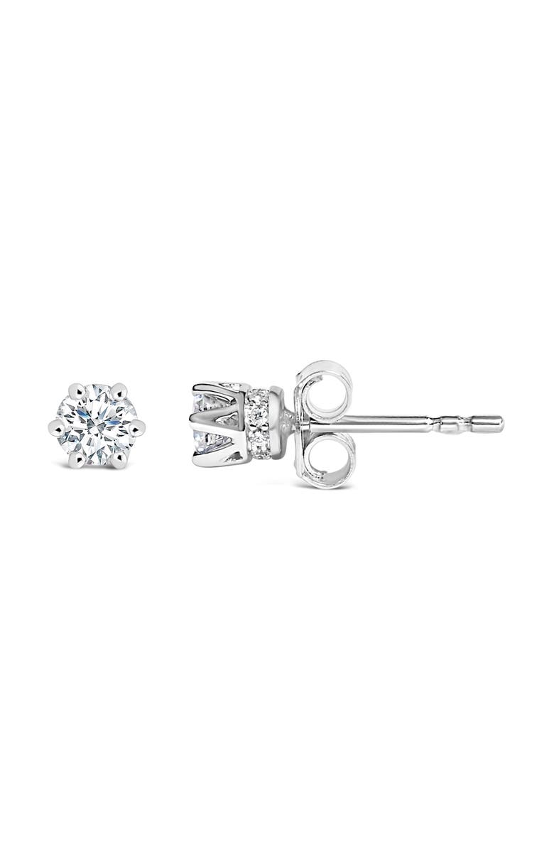 Haus of Brilliance 14K White Gold 1/2 Cttw Lab-Grown Diamond Stud Earrings, Alternate, color, White