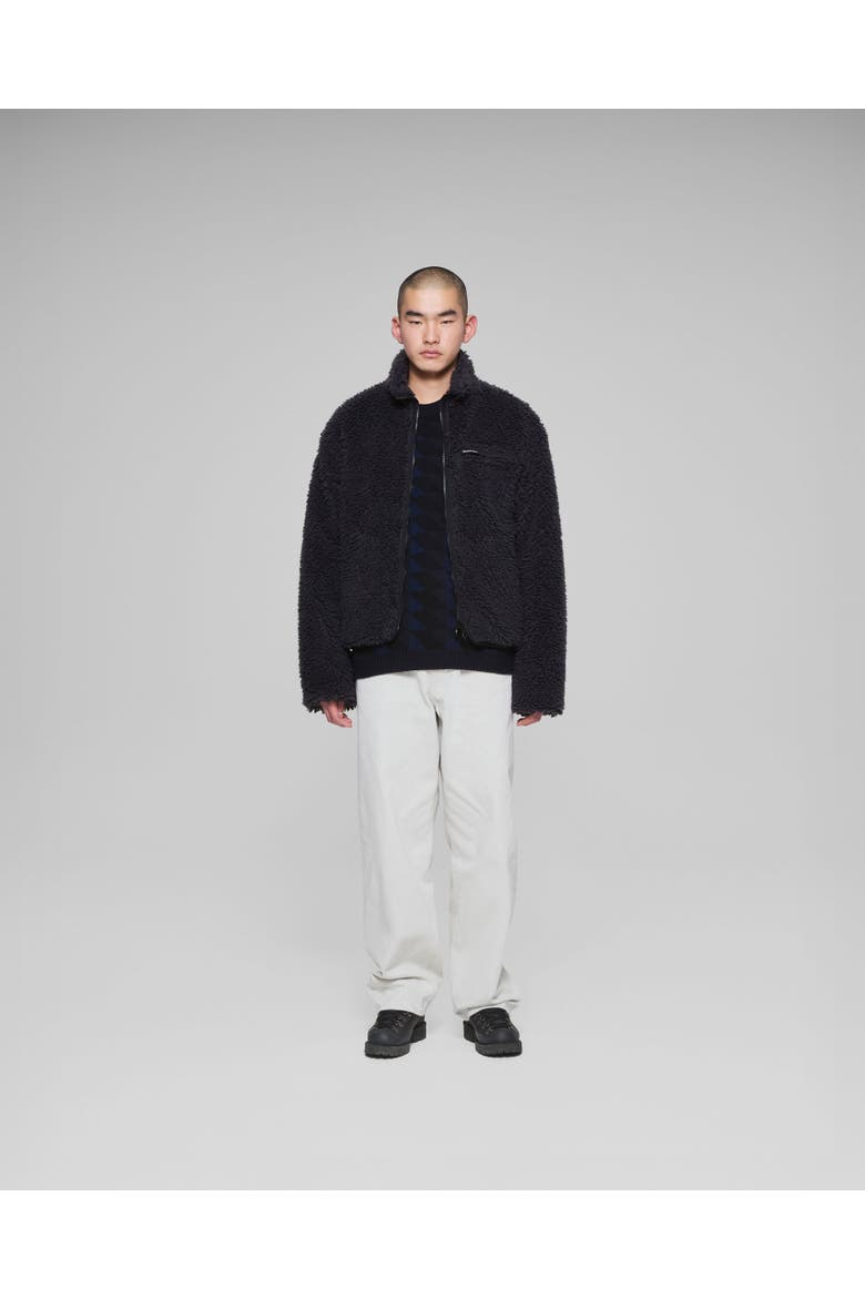 Fleece Jacket, Alternate, color, Charcoal