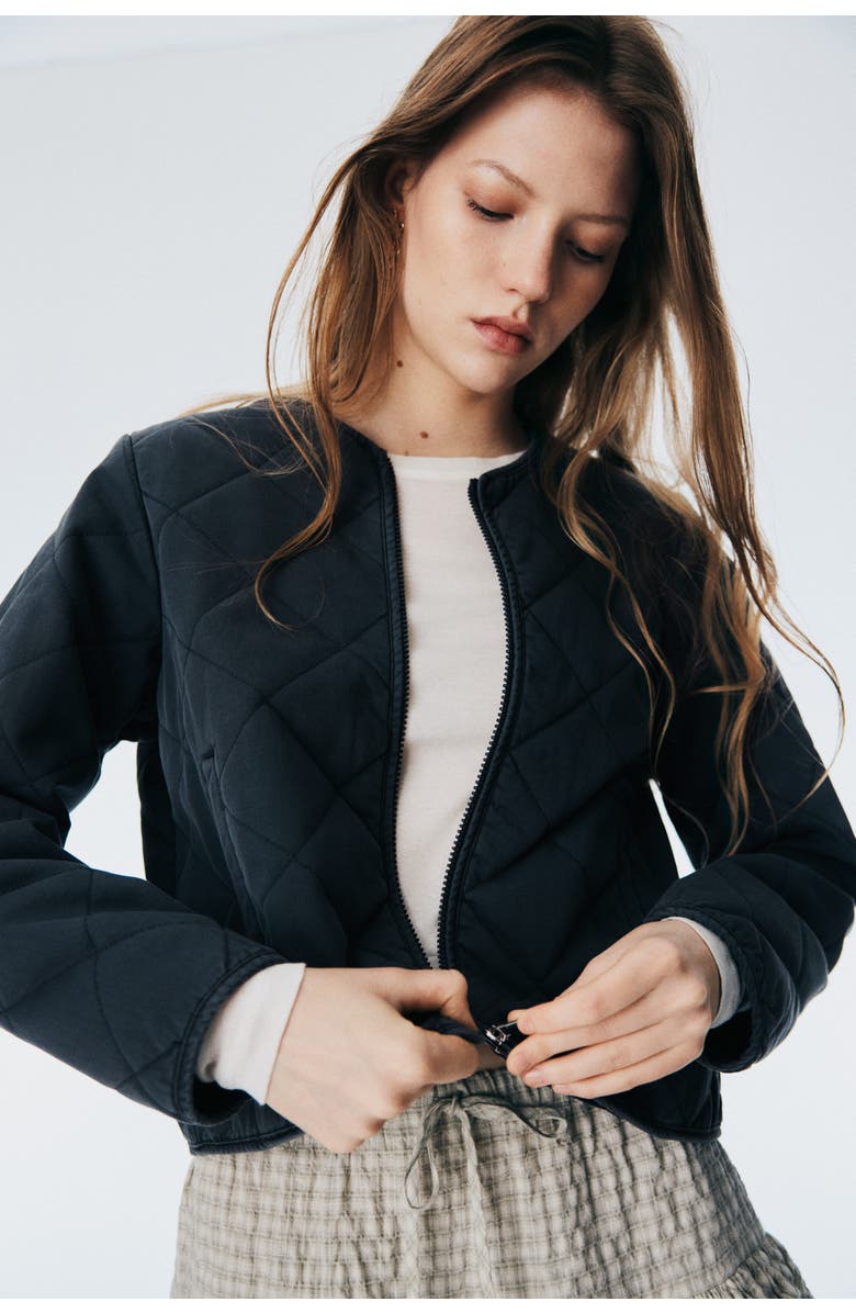 H&M Quilted Cotton Jacket, Alternate, color, 