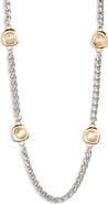NORDSTROM RACK Faux Pearl Station Long Necklace