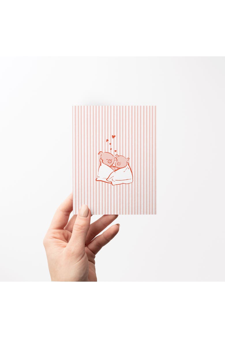 Valentine's Day Friendship Greeting Card Pack Sets, 'Hearts Dance, Sweet Song, Piggies in a Blanket' (3 ct, Assorted), Alternate, color, Multi-Pack