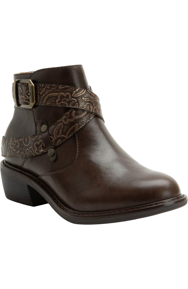 Alegria by PG Lite Millie Bootie, Main, color, Embroider Me Brown
