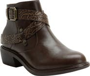 Alegria by PG Lite Millie Embossed Block Heel Bootie