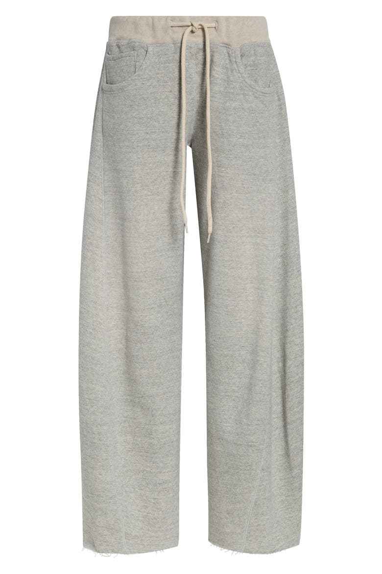 Relaxed Darted Sweatpants, Main, color, HEATHER GREY WITH OATMEAL