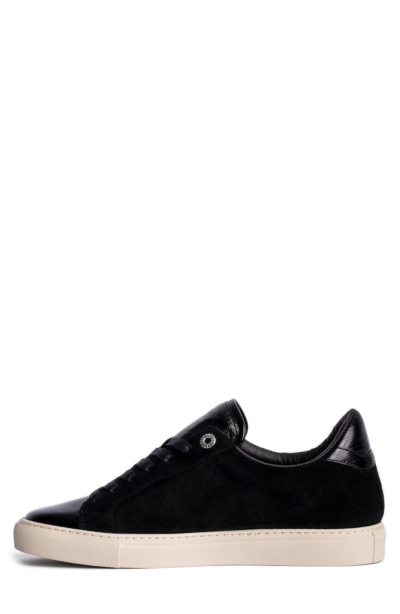 ZV1747 Vintage Stud Sneaker, Alternate, color, NOIR