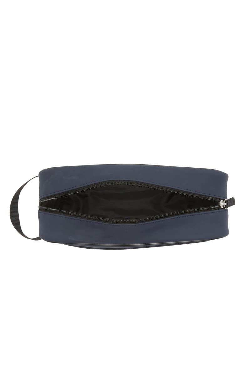 Rubber Zip Top Dopp Kit, Alternate, color, NAVY