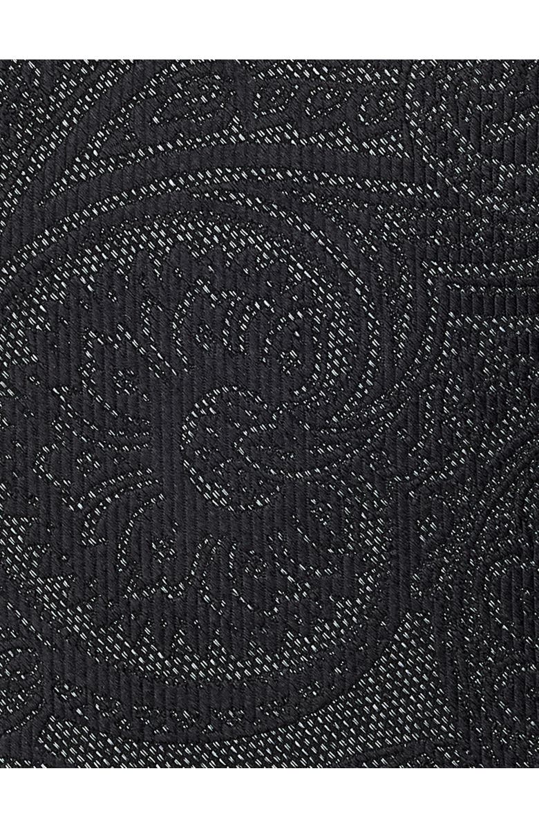 Michael Kors Big & Tall Galena Paisley Tie, Alternate, color, Black