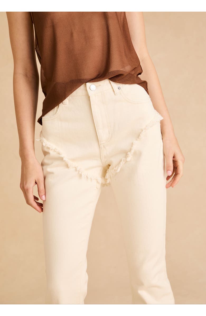 SER.O.YA Dahlia Frayed Bootcut Jean, Alternate, color, 