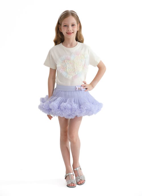 Mimi Tutu Purple Lavender Bow Tulle Skirt In Purple Pastel