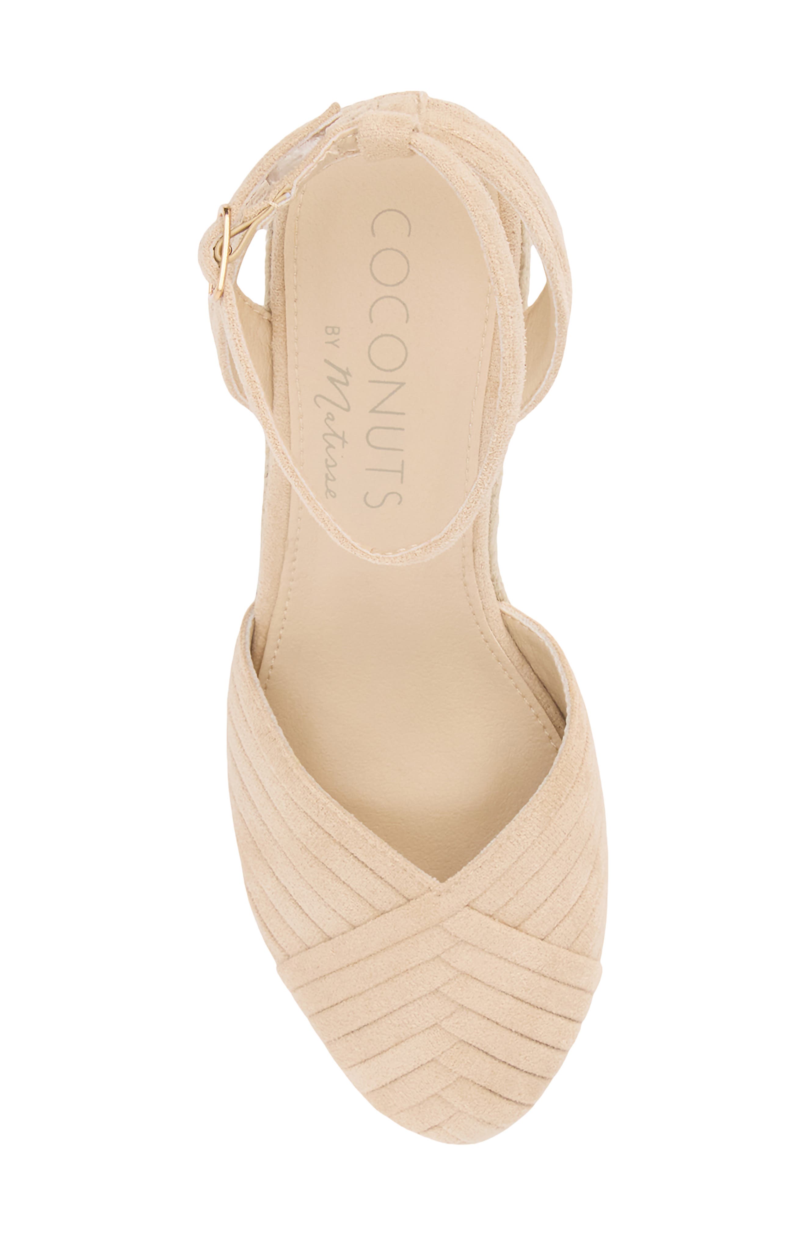 Coconuts by Matisse Becca Wedge Sandal, Alternate, color, Natural