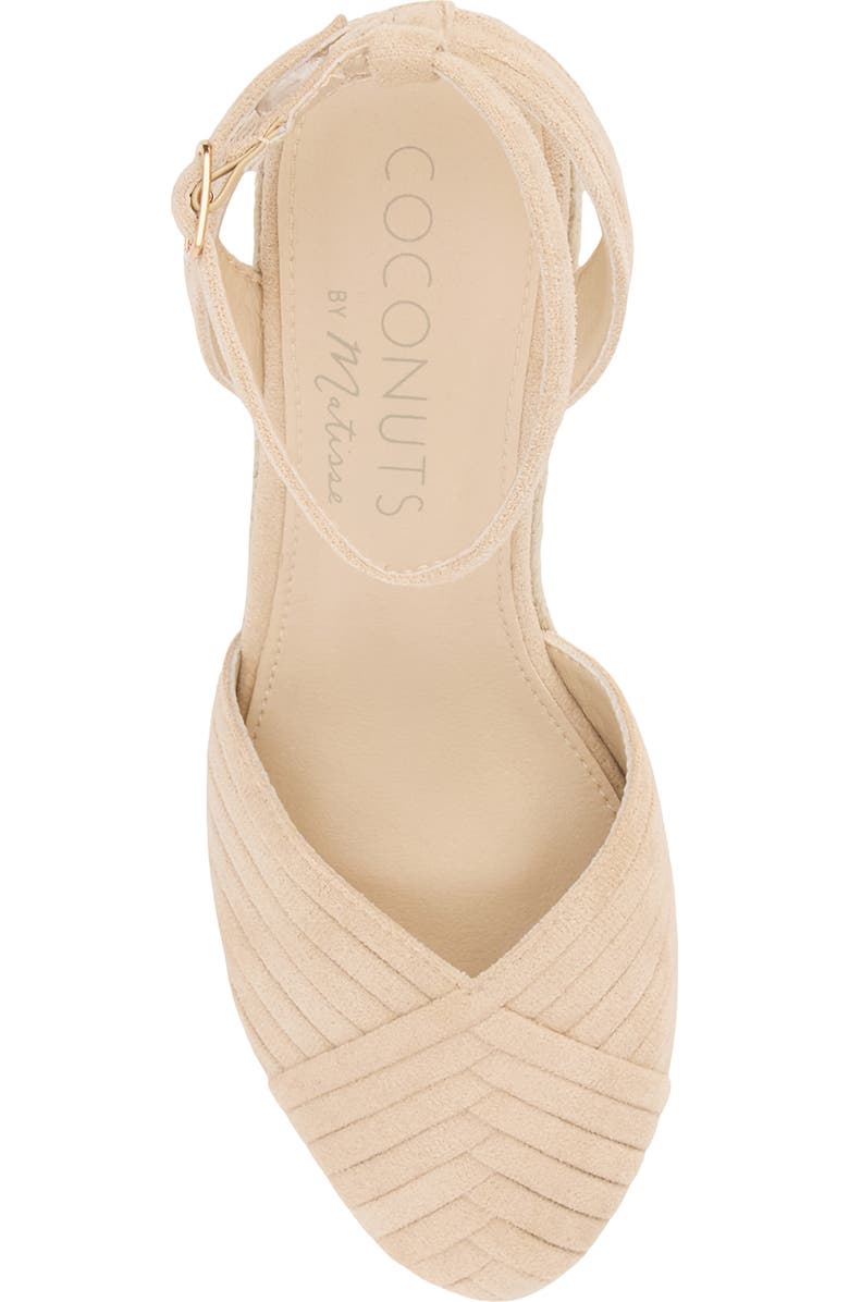 Coconuts by Matisse Becca Wedge Sandal, Alternate, color, Natural