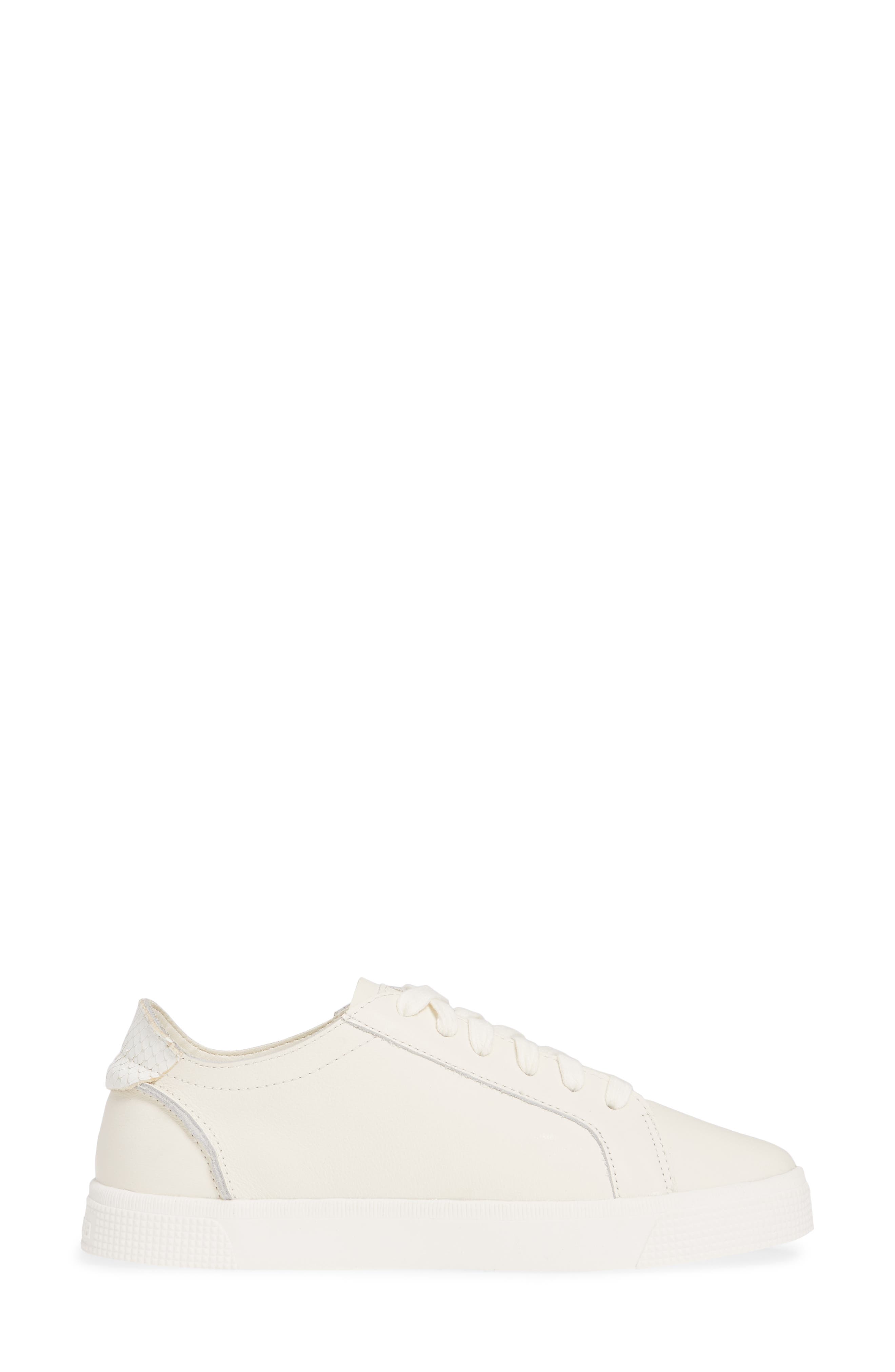 Zia Sneaker, Alternate, color, WHITE LEATHER