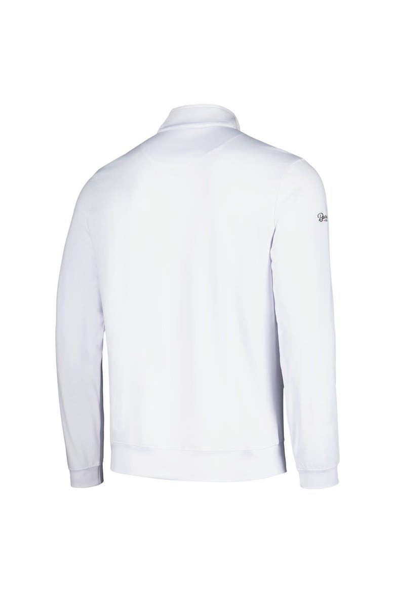 Men's Barstool Golf White 3M Open Quarter-Zip Top, Alternate, color, White