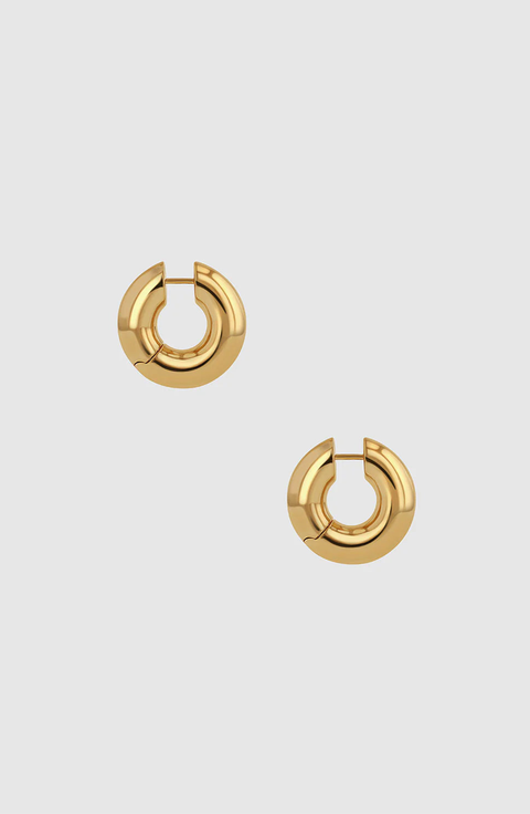 Bold Link Hoop Earrings