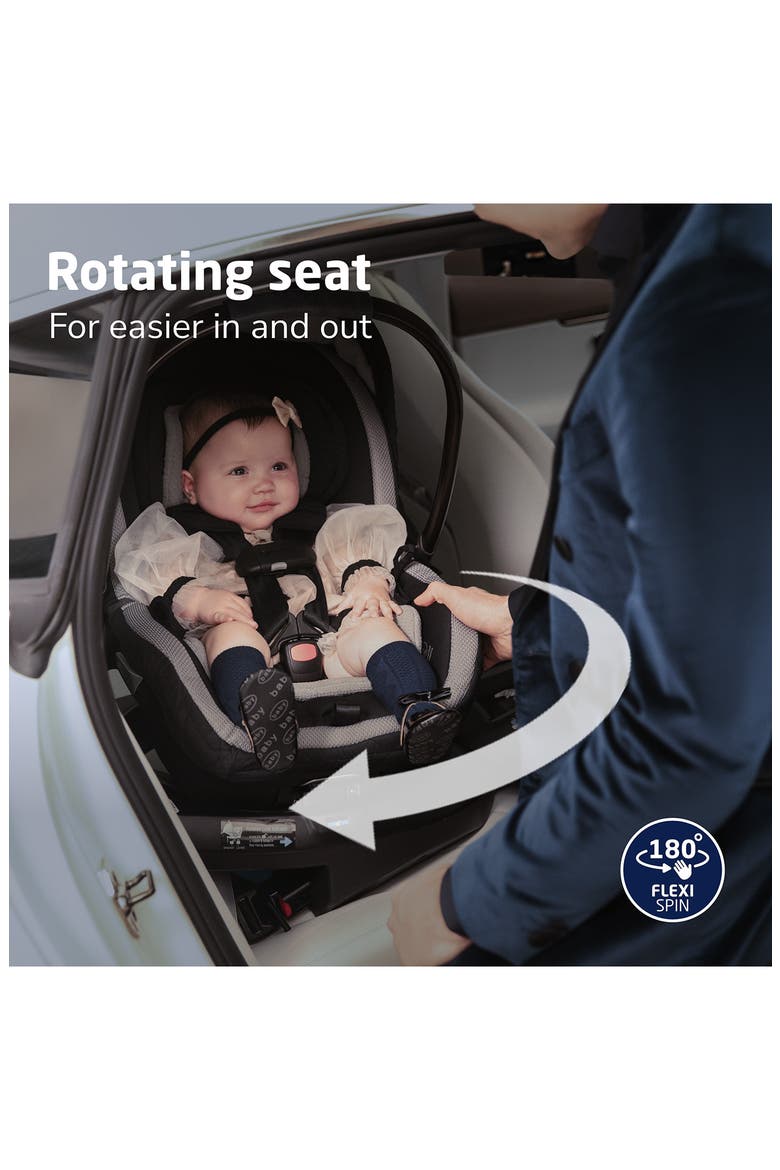 Kindred Collection Peri™ 180º Rotating Infant Car Seat, Alternate, color, ONYX HERITAGE