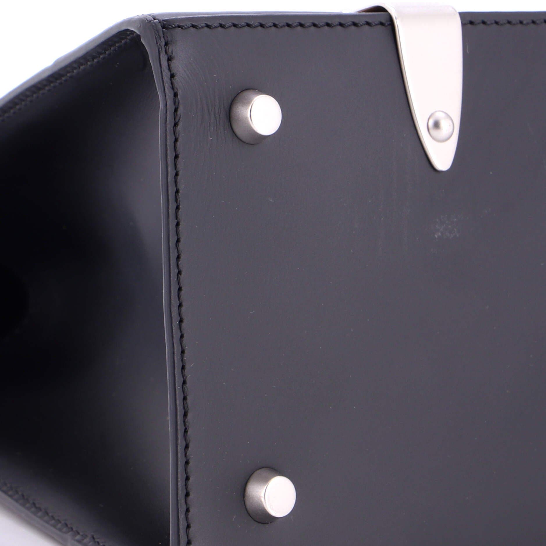 Saigon Top Handle Bag Coated Canvas with Leather PM, Alternate, color, Black