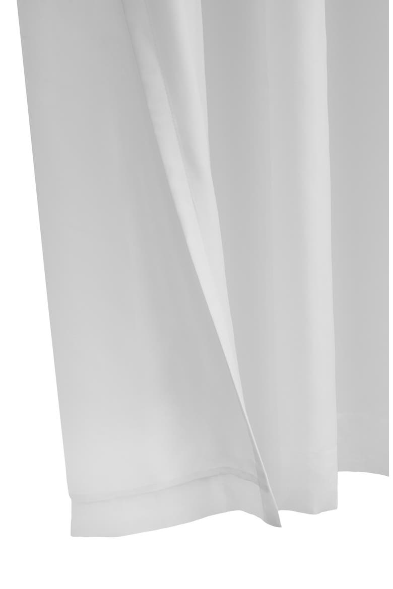 Single Curtain Panel, Alternate, color, WHITE