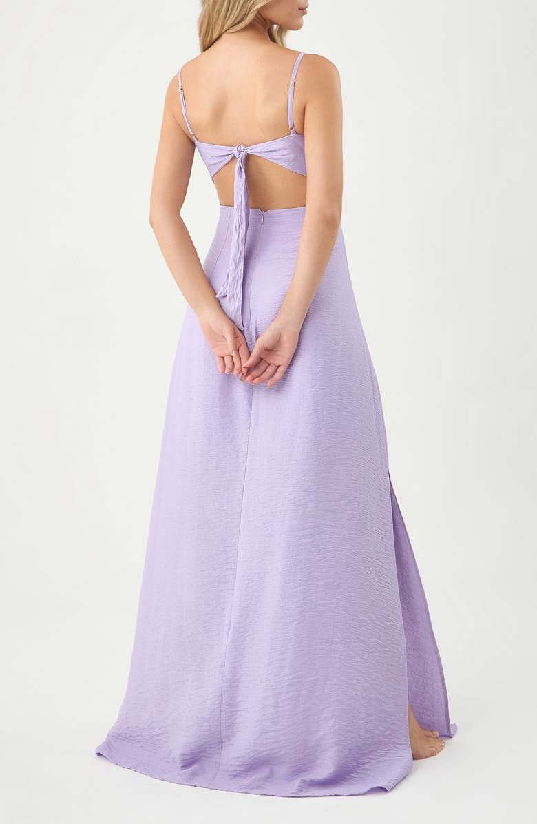 BOAMAR Rosemary Twist Cutout Cover-Up Dress, Alternate, color, Purple