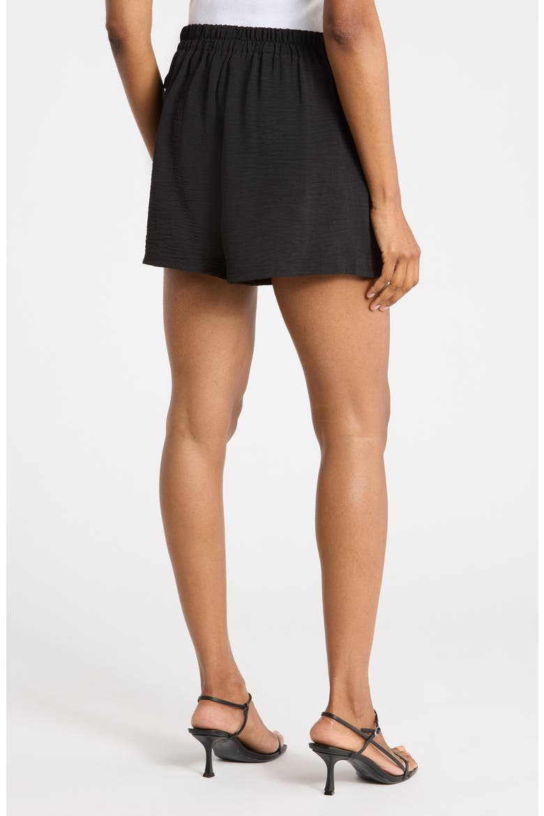 Airflow Wrap Tie Skort, Alternate, color, BLACK