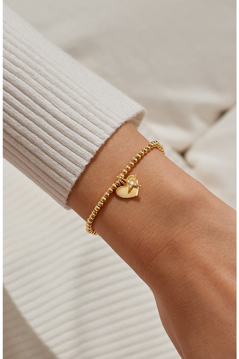 A Little 'Blessed To Have A Daughter Like You' Bracelet In Gold-Tone Plating, Alternate, color, Metallic Gold