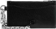 COACH Leather Zip Card Case