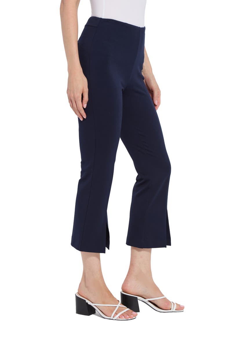 Chantae Split Ankle Kick Flare Pants, Alternate, color, TRUE NAVY