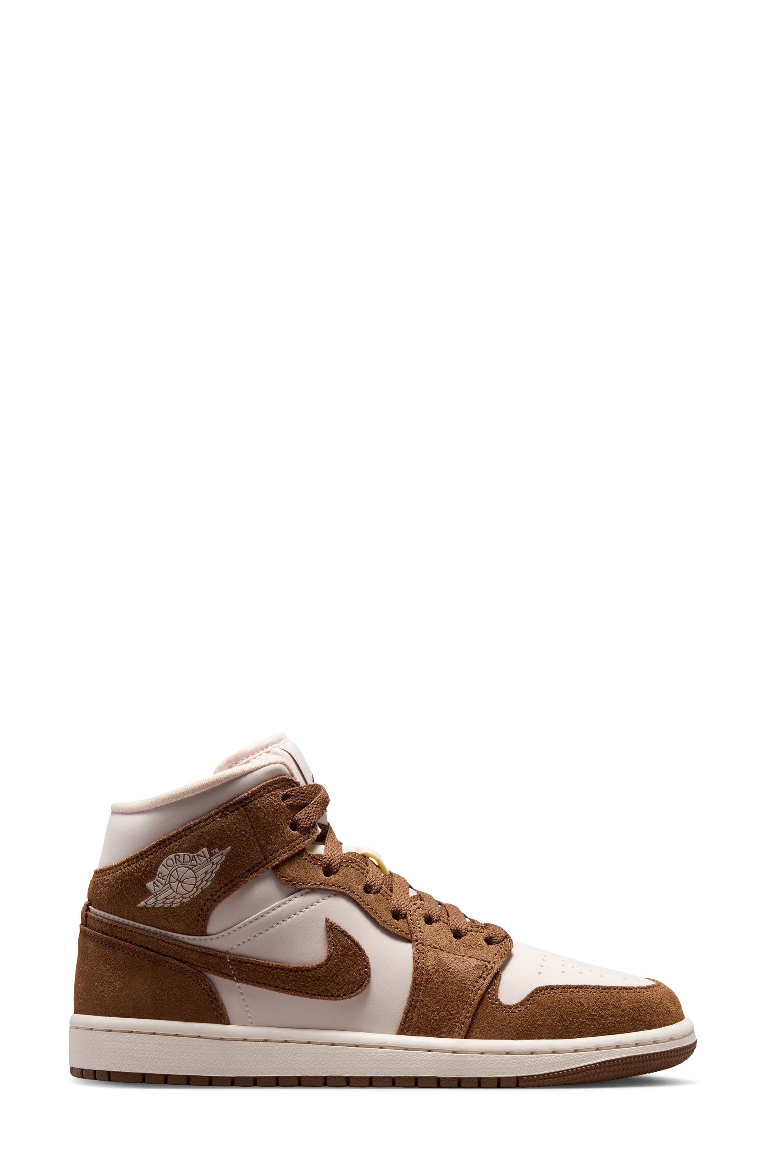 Air Jordan 1 Mid Sneaker, Alternate, color, 203 LTBTTN/CHALK