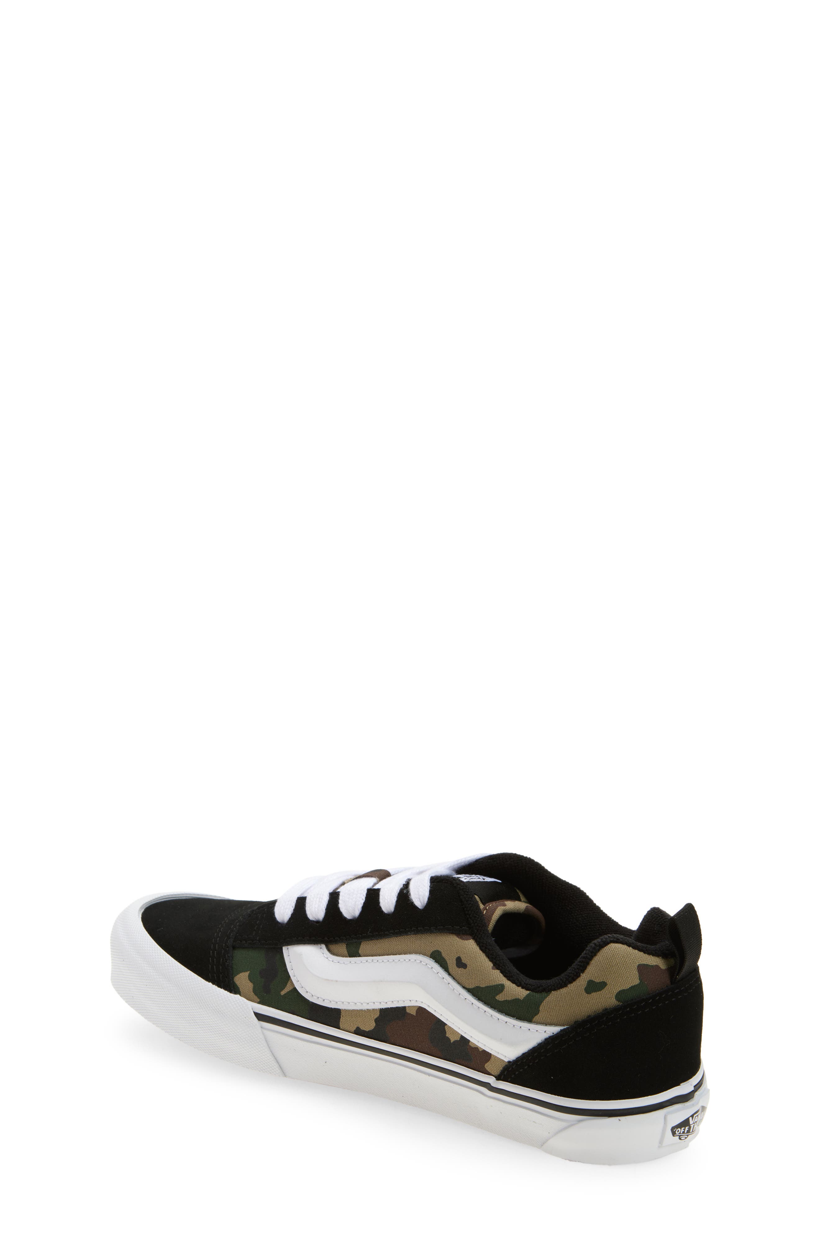 Vans Kids' Knu Skool Sneaker, Alternate, color, Black/Green
